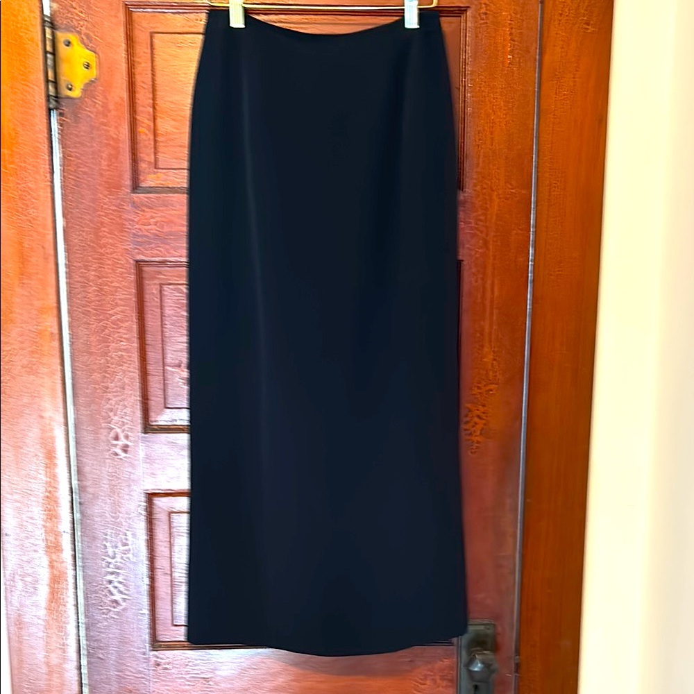 Talbots Black Pencil Maxi Skirt